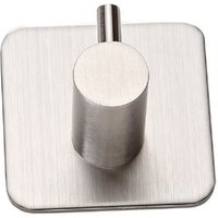 304 Stainless Steel Heavy Duty Wall Hooks Hanger Bathroom Office Hook, Kitchen Home Stick Adhesive Hooks
