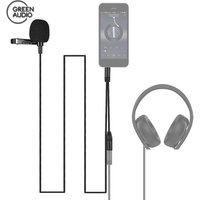 Omnidirectional condenser clip on lavalier lapel mic for car GPS assembling Smartphones PC Laptop microphone