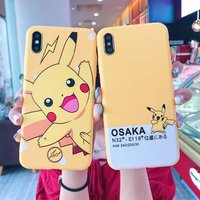 Japan Cartoon Pockets Monsters Pokemons Pikachus Cover Case For iPhone X XS Max XR 8 7 6 Plus soft Silicon TPU lightnings coque