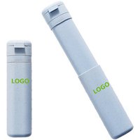 2019 New Portable Toothbrush Case Telescopic Adjustable Travel Wheat Straw Toothbrush Holder
