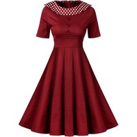 Cotton Wasp Waisted Formal Dress
