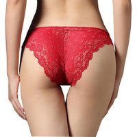 Women's Transparent Lace Hipster Briefs