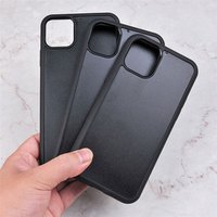 Newest 1MM Groove Inlay TPU+PC Custom Real Wood Blank Mobile Phone Case For iPhone 11