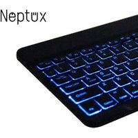 7 Colors Backlit OEM language arabic russian english wireless mini wireless keyboard
