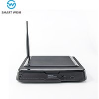 Factory stock promotion satellite receiver wifi router CAS 2G 8G S812 quad core hybrid OTT DVB-S2 tv box with SATA