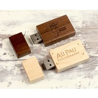 Double Magnet Wooden USB Flash Drive Pendrive Stick with 8GB 16GB 32GB