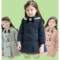 Double Breasted Warm Cotton Winter Coat