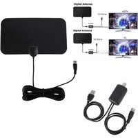 High Quality DVB-T Long Range Flat HDTV Amplified Mini Digital Antena Satellite Antena TV
