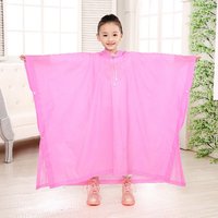 Wholesale Pullover Rain Jacket Children EVA Pro-environment Kid Rain Poncho Raincoat