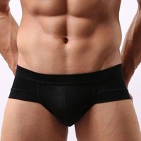 Classic Cotton Low Waist Briefs Black & Grey