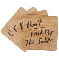 Bamboo Wood Drink Coasters Tea Coffee