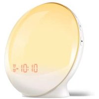 Wake Up Light Dual Alarm Clock Sunrise & Sunset Simulation