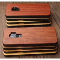 Wood Bamboo Cell Phone Case Cover For Samsung S9/S9 Plus Bamboo Case