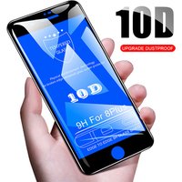 10D Protective Glass for iPhone 7 Screen Protector iPhone 8 Xr Xs Xs Max Tempered Glass for iPhone X 6 6s 7 8 Plus Xs Glass