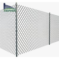 8 Foot PVC Coated Chain Link Fence Boundary Walls