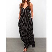 Wave Point Casual Maxi Dress