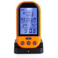 Wireless Smart Remote Digital Cooking Food Meat Thermometer for Grilling Oven Kitchen Smoker BBQ Grill Thermometer with Probe