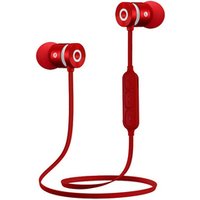 OTAO Metal Magnetic Stereo Wireless Earphone For Phone Headphone Neckband Sports SweatProof Headset V 4.2
