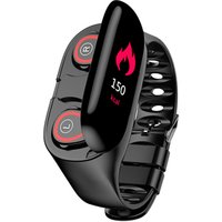 2 in 1 Sport Hand-free Wireless Earphone Fitness watch smart bracelet M1 smart watch 2019 bracelet