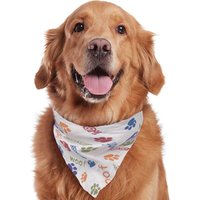 Wholesale custom printed soft 100% cotton or polyester triangle dog pet scarf bandana custom logo