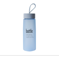 High Quality Portable Matt Plastic Water Bottles With Rope Sports Travel Plastic Bottle Eco-Friendly Reusable PP Cup Outdoors
