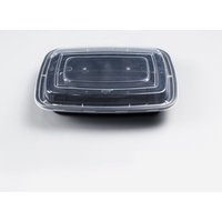 750ml BPA Free Microwave Safe Airtight Lunch Box 1 Compartment Meal Prep Container Plastic Food Storage Container