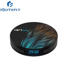 2019 Original HK1 Max Android 9.0 TV Box 4G 32G Amlogic RK3328 Quad Core Dual Wifi Tv Box Android 4k HK1 Max