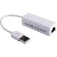 High speed white USB 2.0 to RJ45 Lan 100Mbps Network fast Ethernet Adapter Card For PC