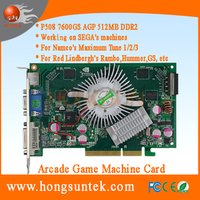 P508 7600GS Arcade Game Video Card for Maximum Tune, Rambo,Hummer,GHOST SQUAD,Harley Davidson,Battle Gear 4, Blackjack, EZ2AC