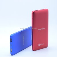 Logo custom slim portable smart charging power bank high capacity 10000mah powerbanks durable Charger