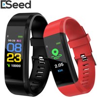 ID115 PLUS Color Screen Smart Bracelet Sports Pedometer Watch Fitness Running Tracker Heart Rate Monitor Smart Band