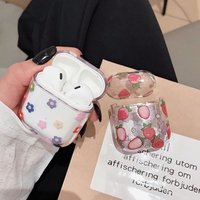 Clear TPU Hard for Airpods Case Custom Full Cover Protective Cute Earphone Bag Cases for Apple for Airpod 1 2