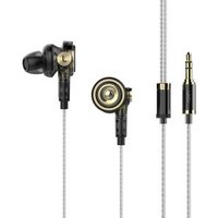 Arkartech UiiSii BA-T9 earphones hi-res audio player in ear headphone Dual dynamic drivers earbuds with mic oem odm