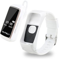 b7 wireless earphone and Sports Fitness Activity Heart Rate Tracker Blood Pressure 2 in1smartWatch