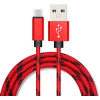 1m Fast Charging Nylon Braided micro usb data cable Data Sync Mobile Phone Charger Cable