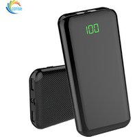 Best sellers10000mAh portable li-polymer external battery fast charger 5V 2A dual USB LED OEM LOGO