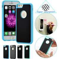 Factory Price Nano Suction Self Sticky Magical Anti Gravity Phone Case for iPhone 7 7 Plus