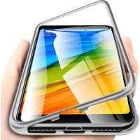 Magnetic Phone Case for Redmi note 7 Pro Tempered Glass Metal Frame for Xiaomi 8 9 SE Case