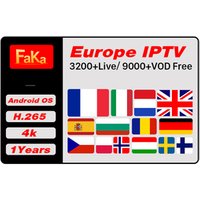 3200 Live Channels IPTV Portugal FakaFHD Subscription Code 12 Months