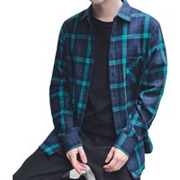 Flannel Plaid Leisure Shirt – Multiple Colours
