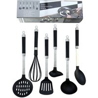 2019 Amazon hot sales 6 pieces food grade nylon kitchen utensils set