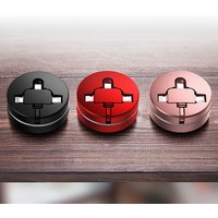 Hot Sale Retractable 2.4A Multi Colors Braided 3 in 1 Charging USB Data Cable