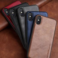 X-Level 2019 new arrivals PU leather cell phone case for iPhone X XR back cover for iphone Xs Max case