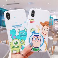 Ultra Slim Soft Monster University Toy Story Case for iPhone Xs Max X Xr 6s 7 8 Buzz Light year Woody Mike