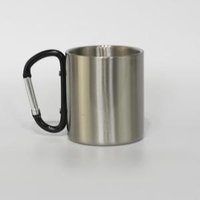 Portable Stainless Steel Coffee Mug Carabiner