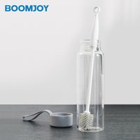 Boomjoy 2019 small bottle brush cleaner long handle cup brushes silicone kitchen cleaning accessories