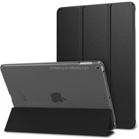 Smart cover for 2017 New ipad case, Good Hand Feel Folding Stand Smart Magnetic Leather case for New ipad 9.7''inch