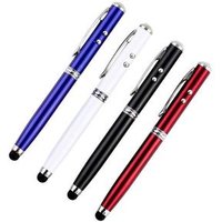 China factory universal red laser light capacitive stylus touch screen pen