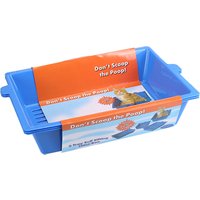 Wholesale self cleaning sturdy Semi Closed Anti-splash Toilet plastic Cat Litter Box Pet Supplies 3 Sifting Interlocked Trays