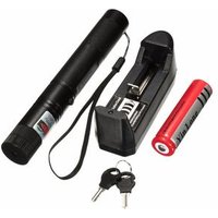 Free Shipping Laser Pointer Green Light 100mw 532nm Waterproof Focused Laser Pen Pointer With 18650 Battery EU/US Plug Charger